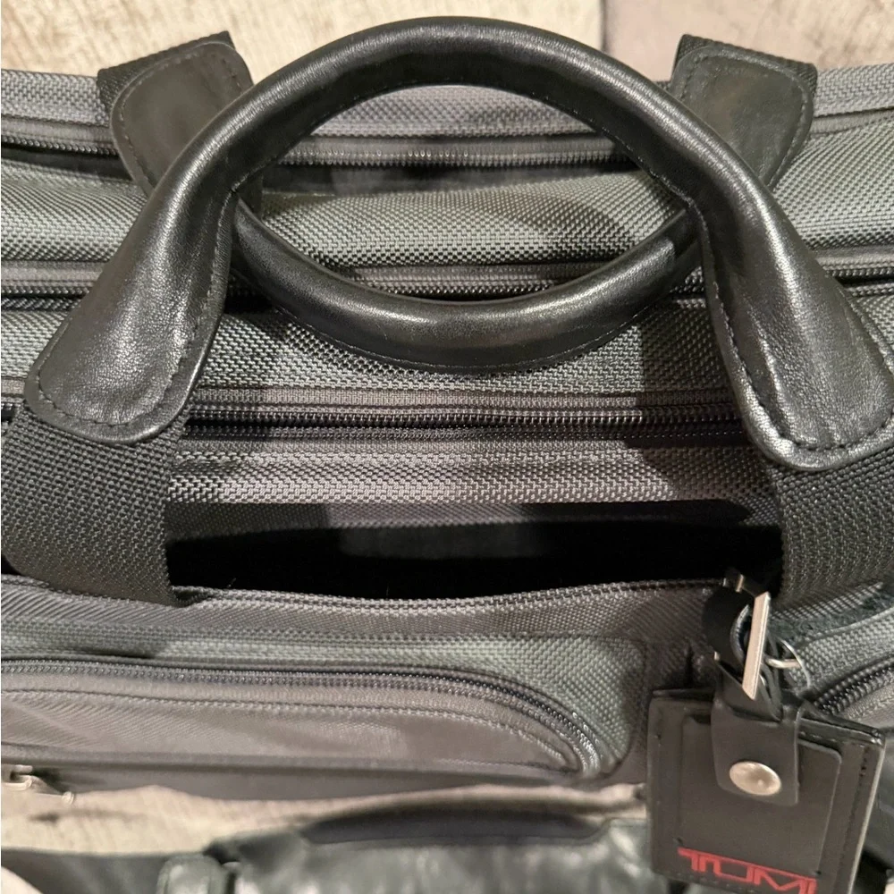 TUMI Charcoal Men's Briefcase/laptop organizer business bag